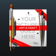 Art and crafts template N2