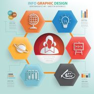 Education info graphic design vector N5