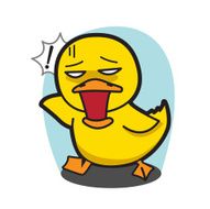 SURPRISE DUCK VECTOR CARTOON 73 N2