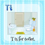 Alphabet T toilet