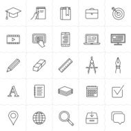Education Icon Set N37