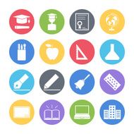 Education Icons Set N14