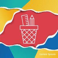 pen pencil line icon N2