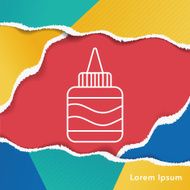 glue line icon