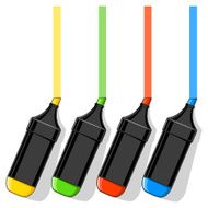Markers vector illustration color N2