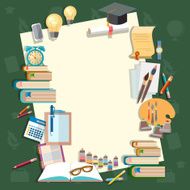 Education back to school lessons textbooks subjects