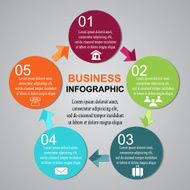 Business Infographic Template illustration N2