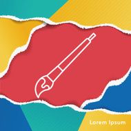 pen pencil line icon N5