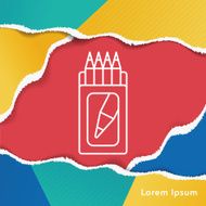 pen pencil line icon N6
