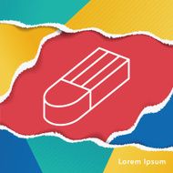 eraser line icon N2