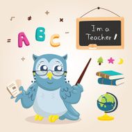 owl teacher teach student
