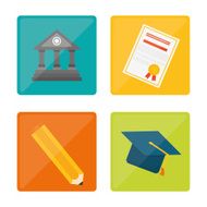 Education and elearning icons N5
