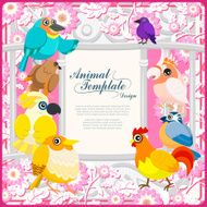 gorgeous birds template N9