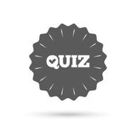 Quiz sign icon Questions and answers game N4