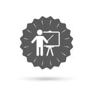 Presentation billboard sign icon N2