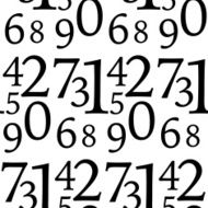 Seamless Number Pattern