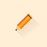 Pencil Flat Design icon N2