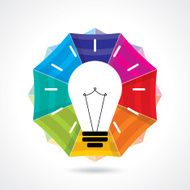 multicolor business idea vector