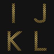 Golden letters N5