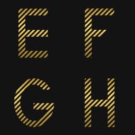 Golden letters N6