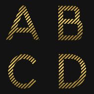 Golden letters N7