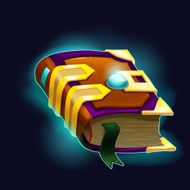 Magic book Vector illustration