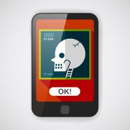 x-ray flat icon with long shadow