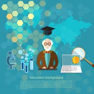 Education and science professor teachers in the classroom