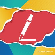 pen pencil icon N7