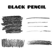 Sketch design Black pencil texture