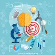 Education online target graduation concept