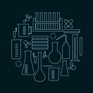 lab glass circle