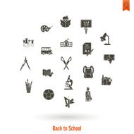 school and education icons N16