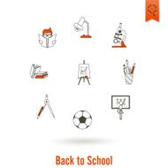 school and education icons N17