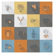 school and education icons N21