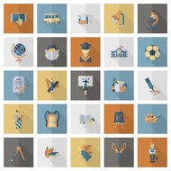 school and education icons N22