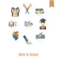 school and education icons N23