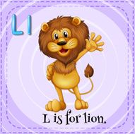 Alphabet L lion