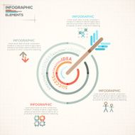 Modern infographics options banner N75