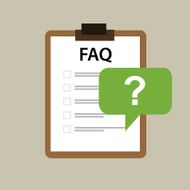 faq frequently asked question icon vector mark N2