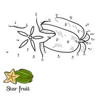 Numbers game fruits and vegetables (star fruit) N2