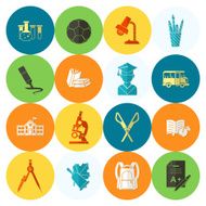 school and education icons N28