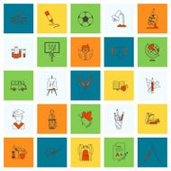 school and education icons N29