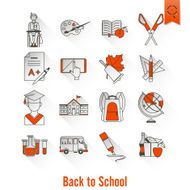 school and education icons N30