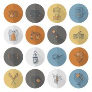 school and education icons N34