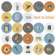 school and education icons N35