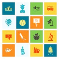 school and education icons N42