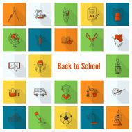 school and education icons N43