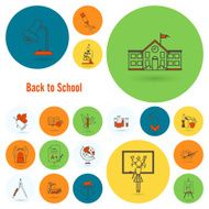 school and education icons N44