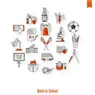 school and education icons N45